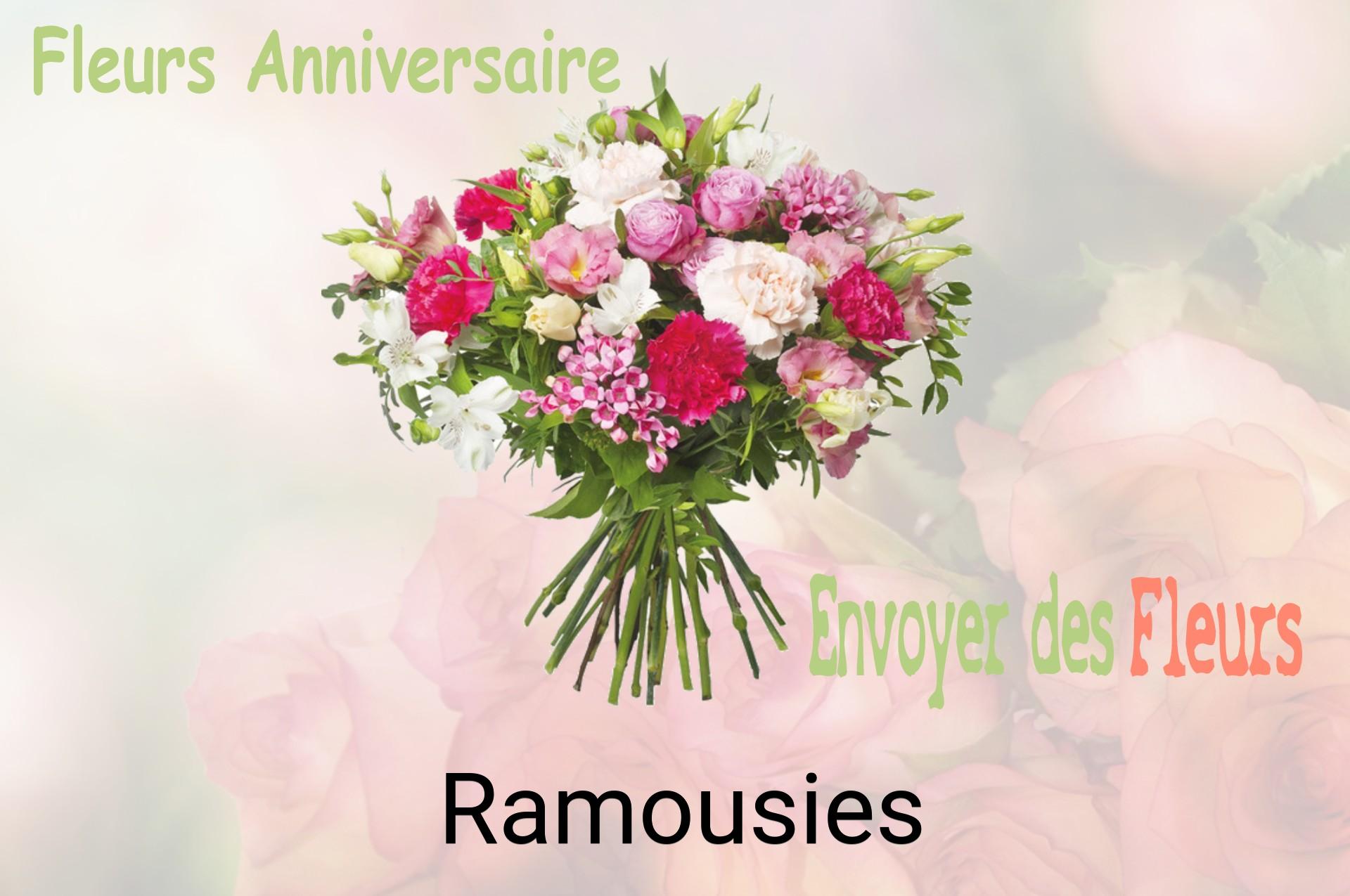 Bouquet de fleurs d’anniversaire livré à Ramousies